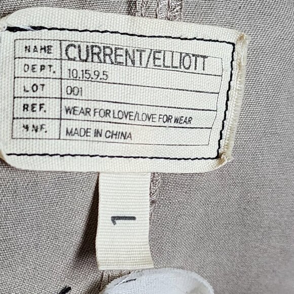 Current Elliott Beige Cotton The Bridgeport Parka Trench Coat - Picture 7 of 9